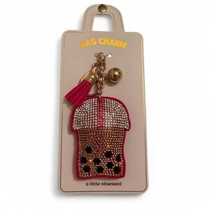NWT Boba Rhinestone Bag Charm